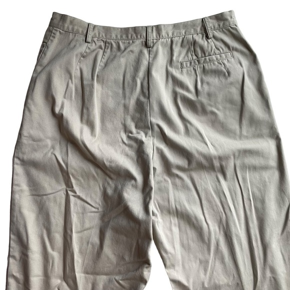 Pendleton Khaki Trouser Pant Tan Brown Beige Size 14 Office Business Casual 32L - Picture 7 of 8